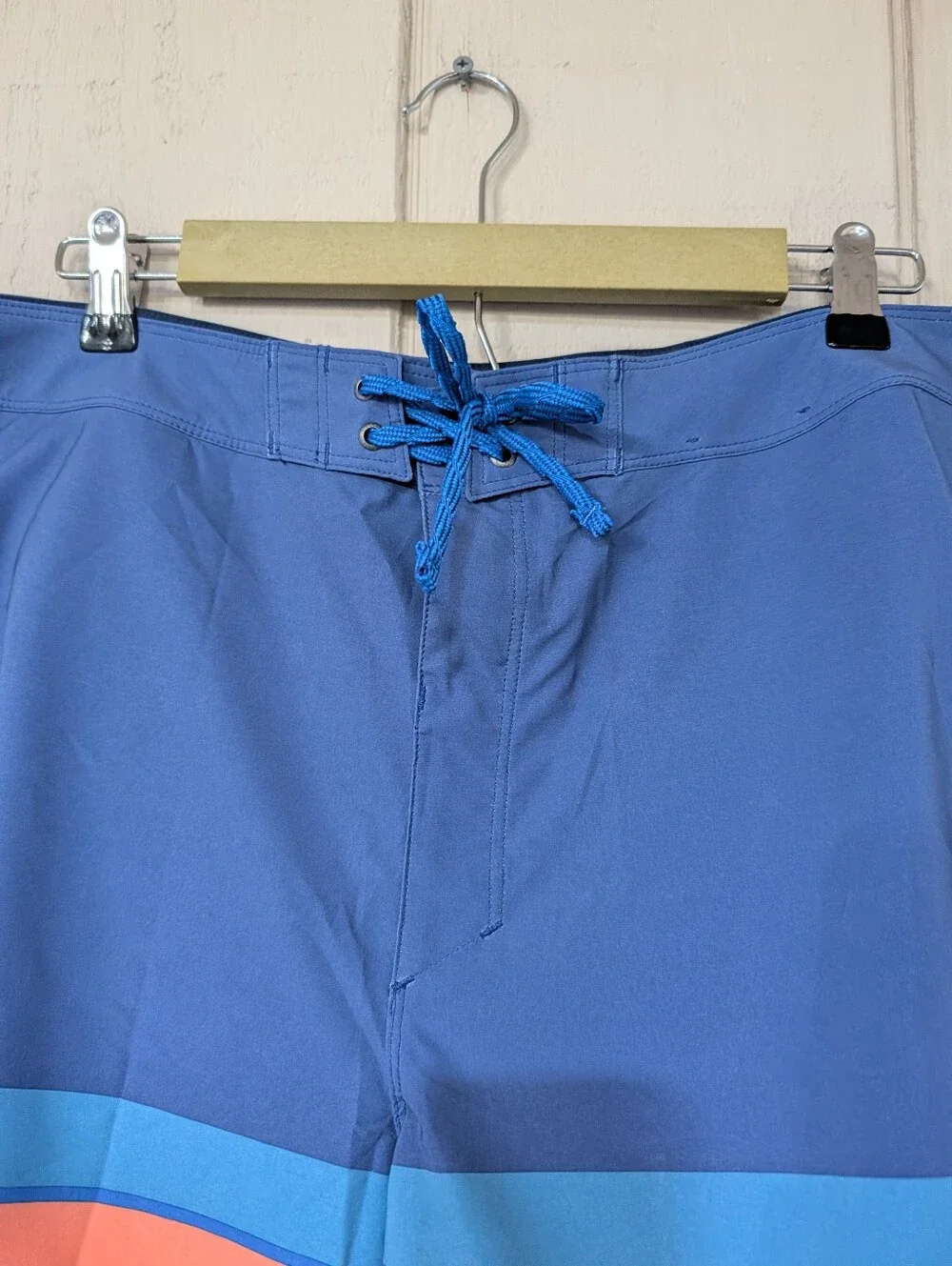 Patagonia Hydropeak‎ Striped Mens Board Short Swim Trunks Unlined 42